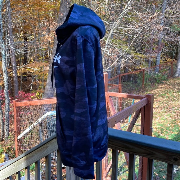 Reebok black and gray basic training camo hoodies NWT size L - Picture 3 of 6